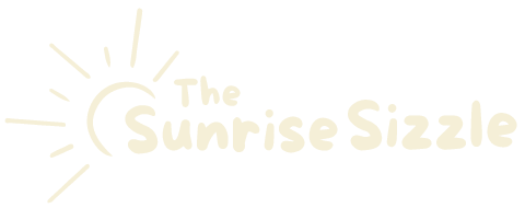 The Sunrise Sizzle Logo Final White